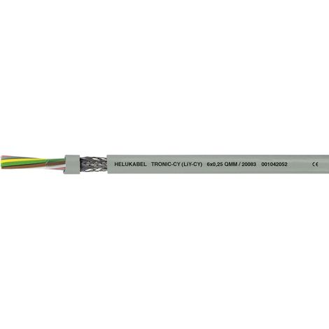 HELU 20058 Datenleitung LiYCY 4 x 0.34 mm² Grau 100 m