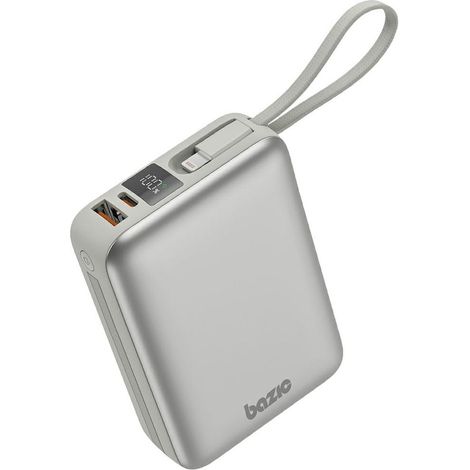 Powerbank 4in1 Bazic Fusion Mini 20000mAh USB-C/Lightning-Kabel grau (1/5)