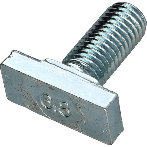 Vis métaux Tête marteau M12/30 12X32 Classe 6.8 Acier zingué-1 pièce