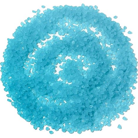 Pierres Lumineuses - 400 Pièces - Galets Résine Autoluminescents pour Jardin Allée Aquarium Décoration Intérieure Extérieure