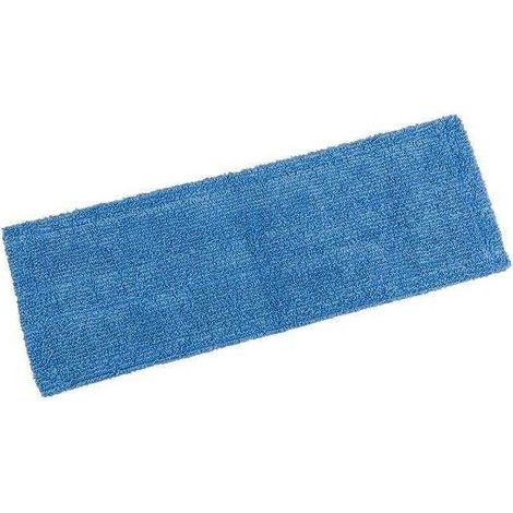 Frange microfibre bleue 50 cm microfibres bleue ,poches + languettes - LAM 80950 (1/3)