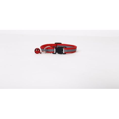 4pcs Collier de Chien Réfléchissant, Boucle à Dégagement Rapide, Anti-Collision la Nuit Colliers de Dressage Haute Visibilité Animaux de Compagnie pour Chiots Petits Chiens de Taille Moyenne--rouge (1/3)