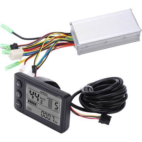 Kit de contrôleur brushless 36/48 V 500/750 W pour vélo/scooter électrique avec écran LCD 866 et tube 22A9 (1/5)