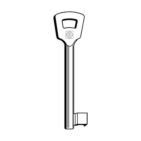 CHIAVE PATENT 5NFHL SILCA - ZAMA NICHELATA SATINATA- 5 pezzi