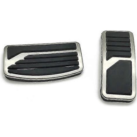 Couvre-pédales en acier inoxydable pour Mitsubishi ASX, Outlander, Lancer EX, Eclipse, Cross et Pajero - Pédales - AT (1/5)