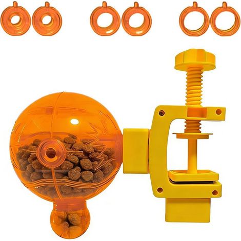 Filiyano-Gamelle anti-glouton pour chats, jouet d'alimentation interactif rotatif, gamelles pour chiens pour table, salon, alimentation quotidienne (1/5)