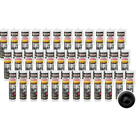 IsolBau Silicone Neutro Nero Neutralsilikon 36 x 300ml (1/5)