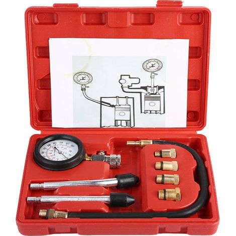 Kit de test de compression pour moteur essence automobile - Contrôleur de cylindre à essence (1/5)