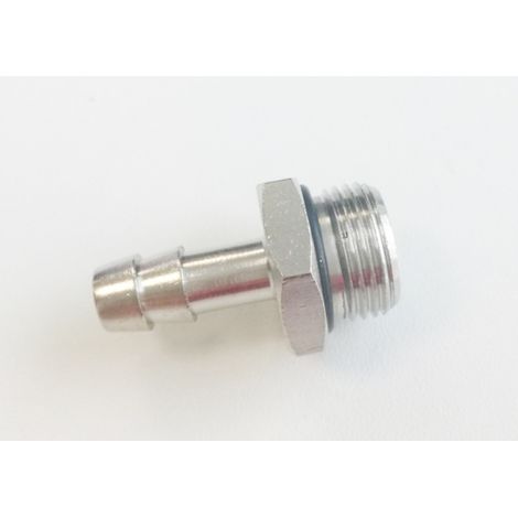 Racor portagoma 3/8" a 9 mm. niquel