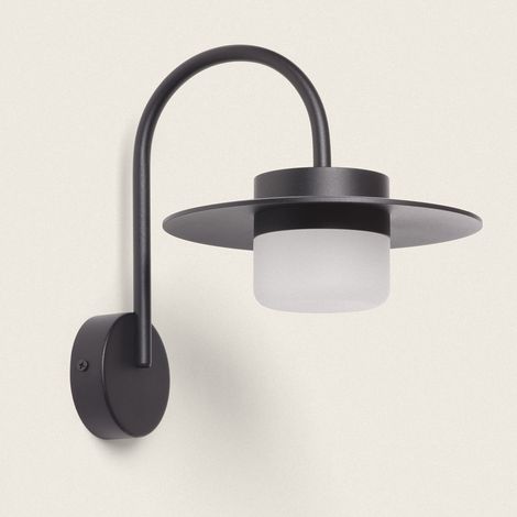 Applique da Parete LED 6W per Esterni Alluminio Ziapka Nero (1/4)