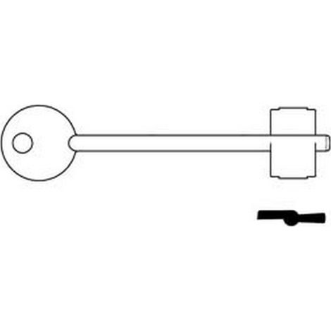 5PZ CHIAVI DOPPIA MAPPA CR 17 - mm.102