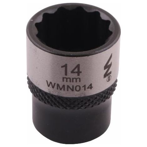 Douille 1/4" à douze pans. 14 mm. CrV50BV30. DIN 3124. Waryński (1/4)