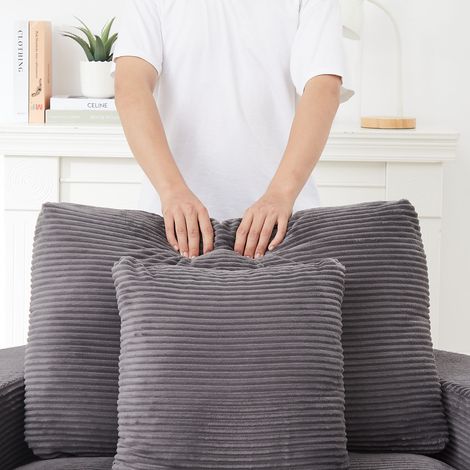 Chaise longue ronde extra-large, fauteuil sans cadre (avec repose-pieds), avec rangement et porte-gobelet, design de revêtement double couche (1/5)