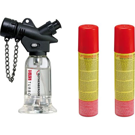 ROTHENBERGER Industrial Pocket Torch Piezo inkl. 2x Nachfüllgas 100 ml - 1500005166