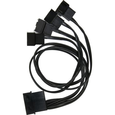 Câble d'extension 4 broches pour ventilateur d'ordinateur, durable et compatible PWM (1/5)
