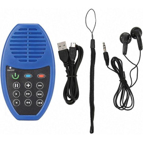 Solar-Audio-Bibel – Leistungsstarker Lautsprecher, einstellbare Lautstärke, integriertes 4G, Solarladung, HiFi-Klang, Russisch/Swahili/Kurdisch, blaues Modell (1/5)