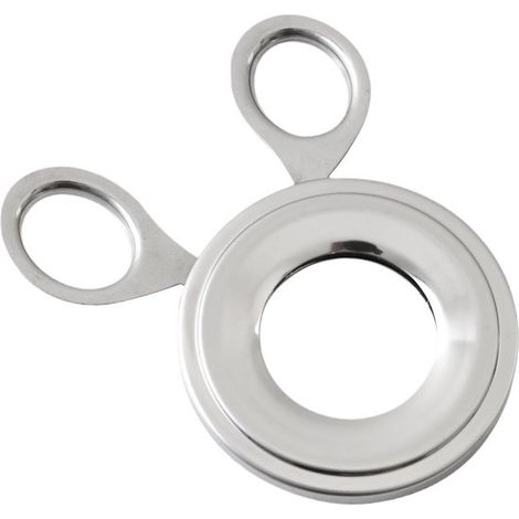 Apriuova in acciaio inox, taglia-guscio per uova sode, forchetta per uova, separatore per uova crude. Taglia rapidamente la parte superiore. (1/5)