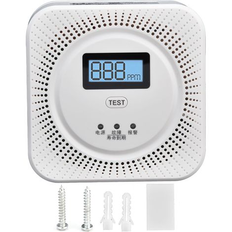 Détecteur de fumée et de monoxyde de carbone JMH501, alarme de gaz intérieure pour maison, surveillance de sécurité domestique (1/5)
