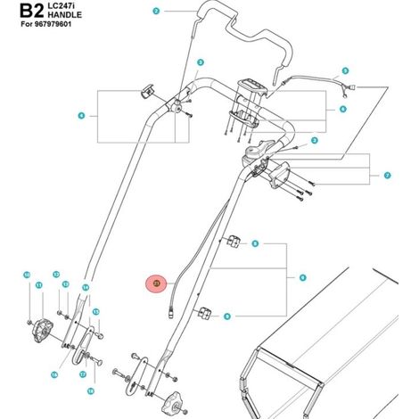 CABLE 597688701 ORIGINAL HUSQVARNA