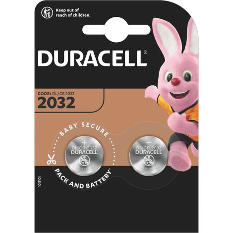 Duracell PILA AL LITIO SPECIALISTICA BOTTONE 2032 2 PZ. 10.00 confezioni