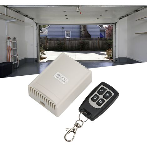 Interrupteur sans fil à quatre voies avec télécommande, interrupteur sans fil à contact sec à relais à quatre voies, 12 V (1/5)