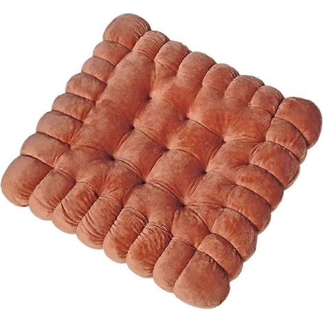 Keksförmiges Kissen, dickes Kissen, weiches Stuhlkissen, dekoratives und bequemes Sitzkissen, Geschenk für den Balkon (1/5)