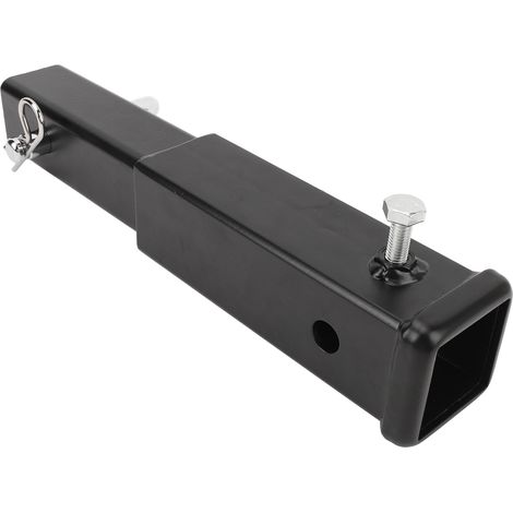 Rallonge de récepteur d'attelage avec broche 5/8 pouces, longueur d'extension de 9,6 pouces en acier 3500lbs GTW pour voiture camion SUV 2 pouces. (1/4)