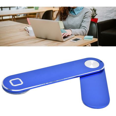 Support pour télécommande TV, support pour écran d'ordinateur portable, support pour téléphone portable, clip d'affichage réglable pour double écran, support portable en aluminium pour téléphone porta (1/5)