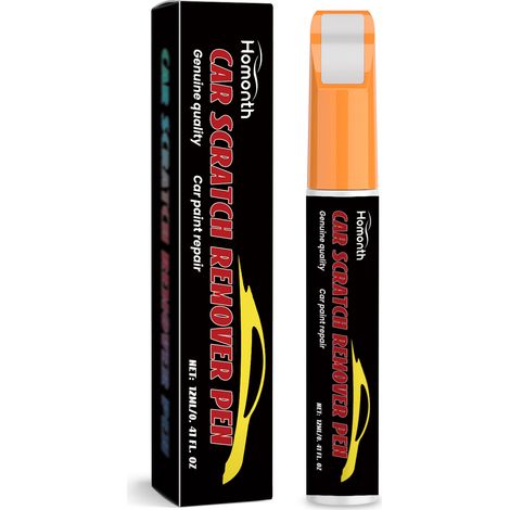 Stylo de retouche peinture HOMONTH pour rayures de voiture (12 ml), argent (1/5)