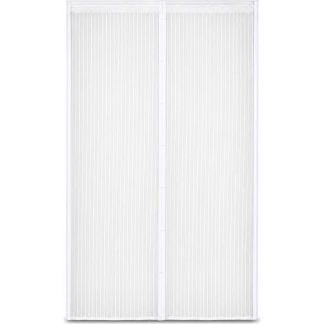 White Magnetic Fly Screen Door Curtain 140x240 cm (1/5)
