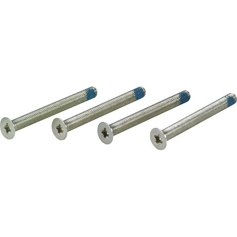 HOPPE® Gewindeschrauben-Set M4 für FS-Innentür-Rosetten-Garnituren, Eisen 75 mm Kreuzschlitz (1/2)