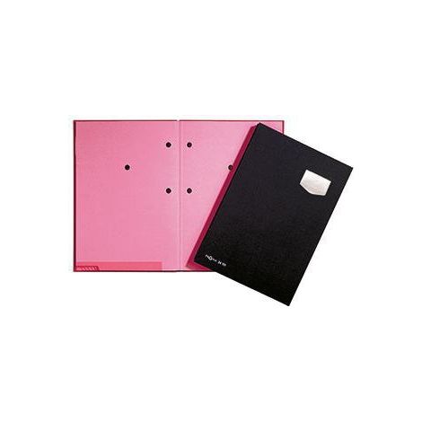 PAGNA Unterschriftenmappe de Luxe 24102-04 DIN A4 10Fächer Pappe sw (1/3)