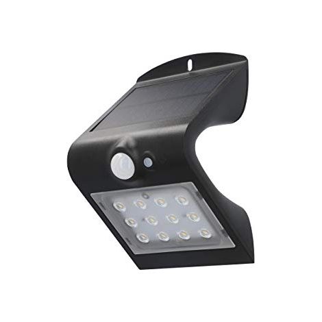 Luminaire unitec sans fil détecteur mouvement noir