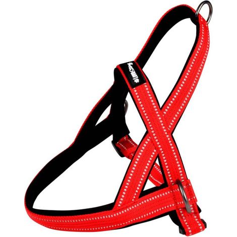 Harnais Norvégien "Expert Réglable" 65cm Rouge (1/2)