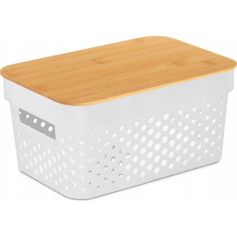 Contenedor de almacenamiento kinvara blanco 5000 ml moderno