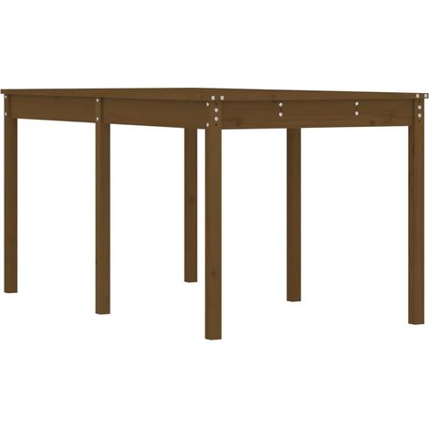 Maison Exclusive - Gartentisch Honigbraun 159,5x82,5x76 cm Massiv