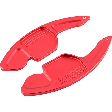 Deux palettes de changement de vitesse en alliage d'aluminium pour volants de voiture, compatibles avec les Audi A3, A4L, A5, A6, A7 et A8. (1/5)