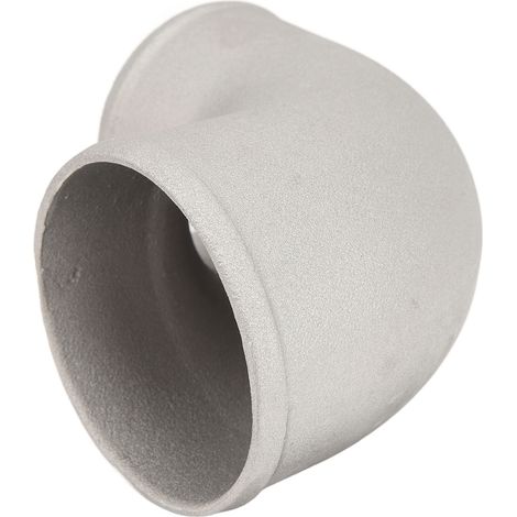 Coude 90° en aluminium pour tube Ø88,9mm vers Ø25,4mm, raccord d'échappement et d'admission, pièce de tuyauterie coudée pour conduit auto, alliage léger, angle droit, connexion robuste. (1/5)