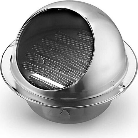 Grille Ventilation Grille Aeration Inox Haute Qualité Grille 96-121mm (1/4)