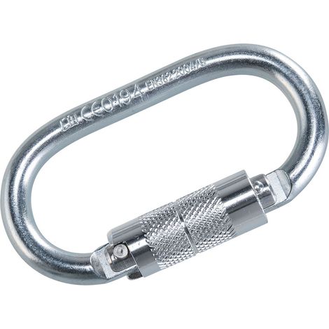 Karabiner mit Drehverschluss - Silber - Portwest