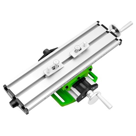 Worktable Milling Machine Work Table Cross X-Y Sliding Bench Drill Vice Tool (1/5)