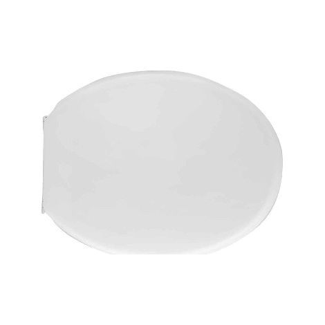 Sedile wc coprivaso per Althea vaso Hola 44-47x37 cm copriwater bianco in legno stabilizzato colato in poliestere con cerniere regolabili (1/5)