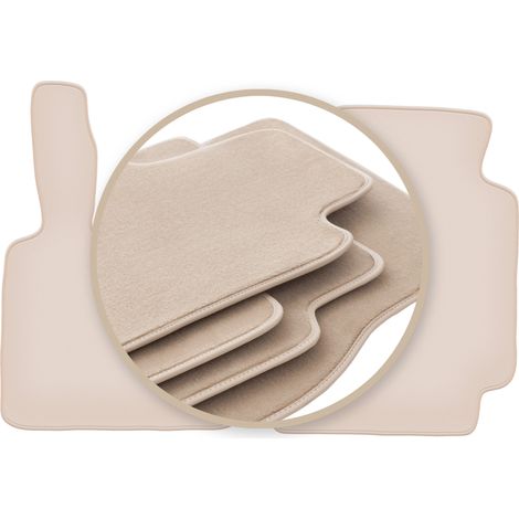 Premium-Fußmatten in Beige für: Smart ForTwo I Schrägheck 1998-2007 (1/5)