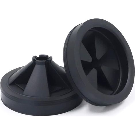 Filiyano-Lot de 2 protections anti-éclaboussures pour broyeur de déchets alimentaires, déflecteur silencieux de 8,9 cm (3,5 pouces), ZQKLA (1/5)