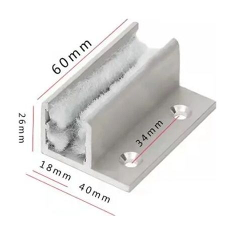 CSPARCV 2 pieces sliding door guide rollers, adjustable sliding door floor guide for doors and