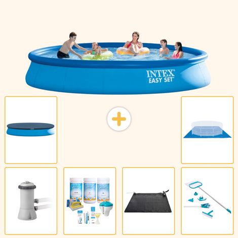 Intex Piscine Easy Set Ronde - 457x84 cm - 7-pièces  S20268 (1/5)