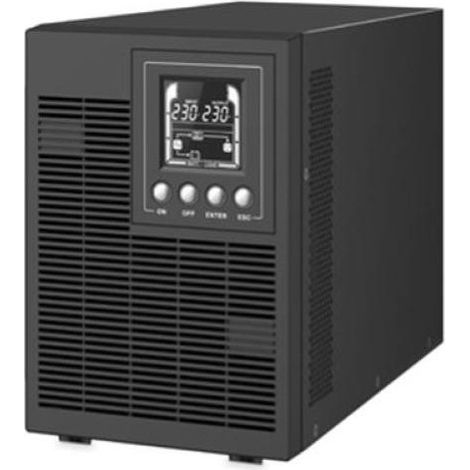 Atlantis Land Onduleur A03-Op1502P 1500Va/1350W En Ligne Double Conversion Onde Sinusoïdale Pure Triple Batterie 12V 9Ah Usb Rs232 Epo Lcd Slot Snmp 4X Iec