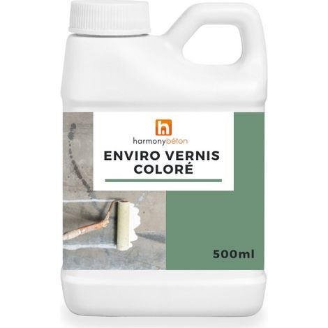Vernis coloré pour béton - 500 ml Blanc - Harmony Béton
