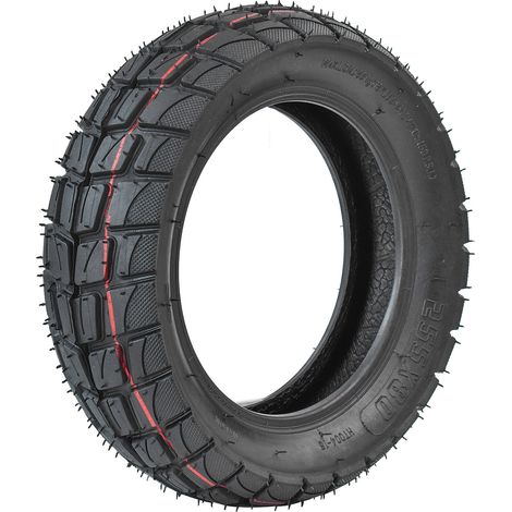Pneu tout-terrain 10 pouces 25580 80/65-6 pour trottinette électrique, pneu extérieur renforcé Zero 10X