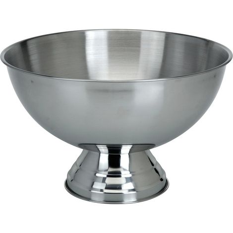 Saladier en acier inoxydable - pour fruits, punch - 38 cm, mat (1/5)